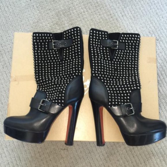 Christian Louboutin Marisa 140 Boot in Black - Picture 2 of 7